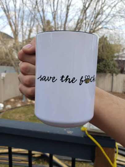 Save the F%$#ing Bees Ceramic Mug