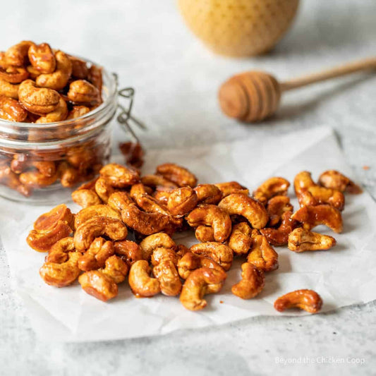 Roasted Cashews and Almonds (SWEET AND SPICY)